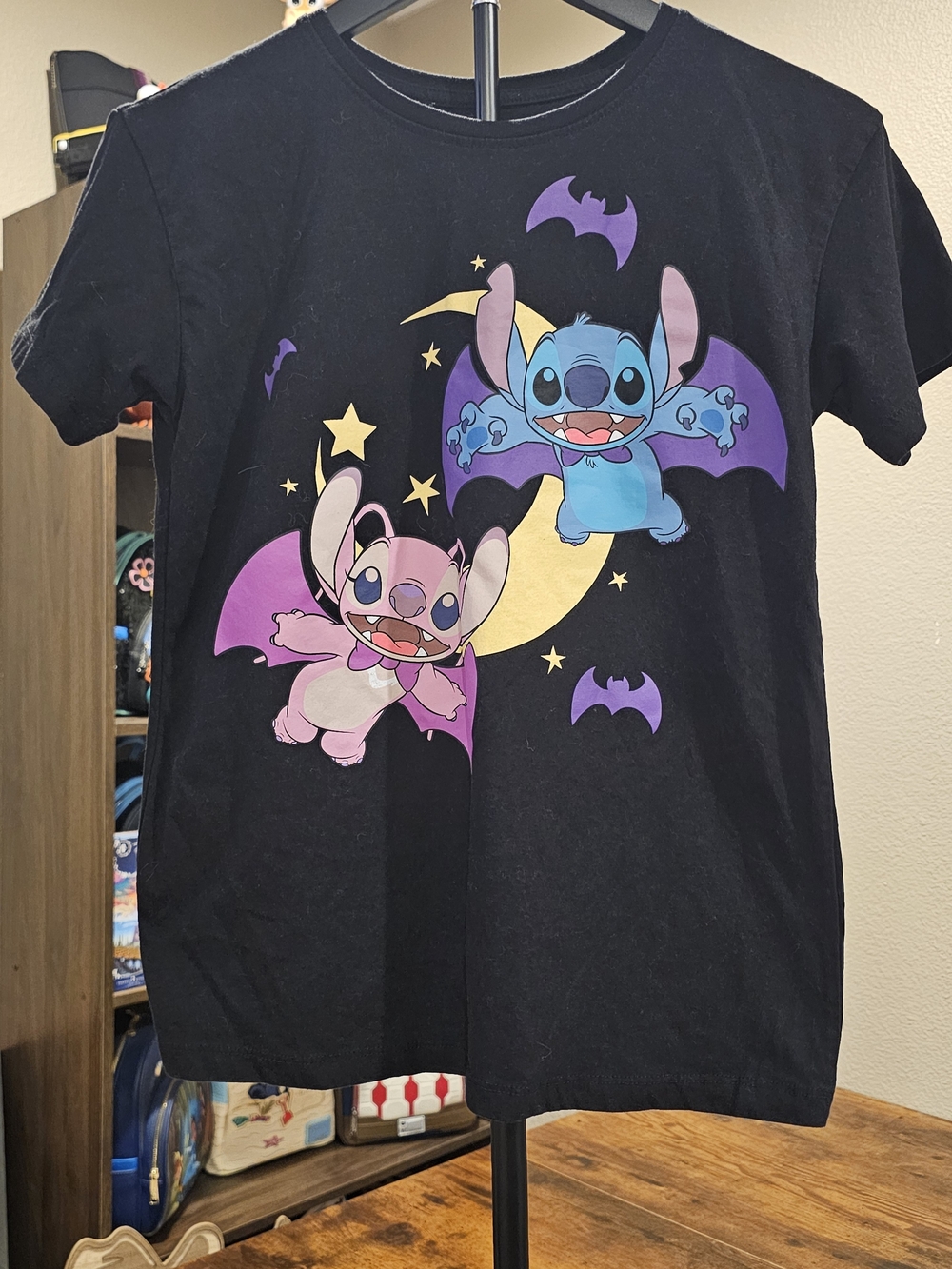 Disney Black Lilo & Stitch Halloween Tee